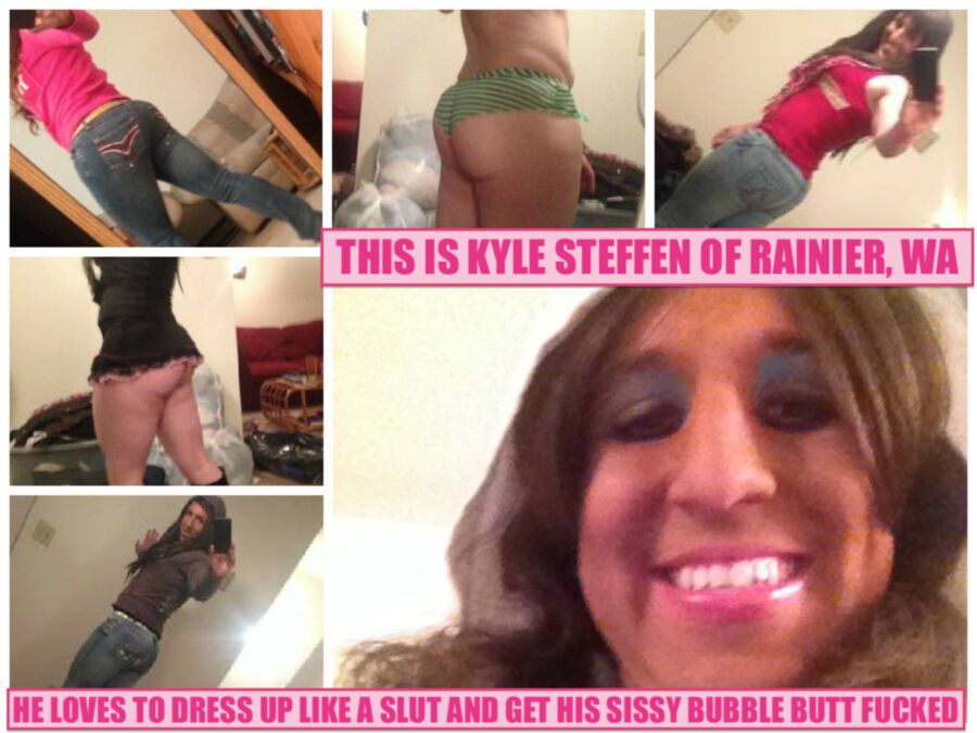Free porn pics of EXPOSE SISSY SLUT KATIE A.K.A Kyle Steffen 4 of 8 pics
