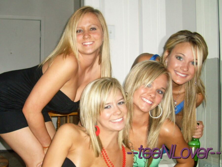 Free porn pics of FOUR HOT SEXY BLONDS 1 of 34 pics