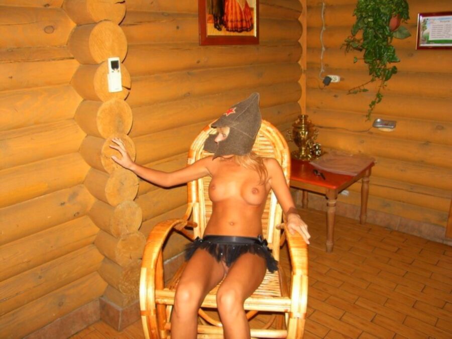 Free porn pics of Russian Blonde Sauna Restroom 5 of 26 pics