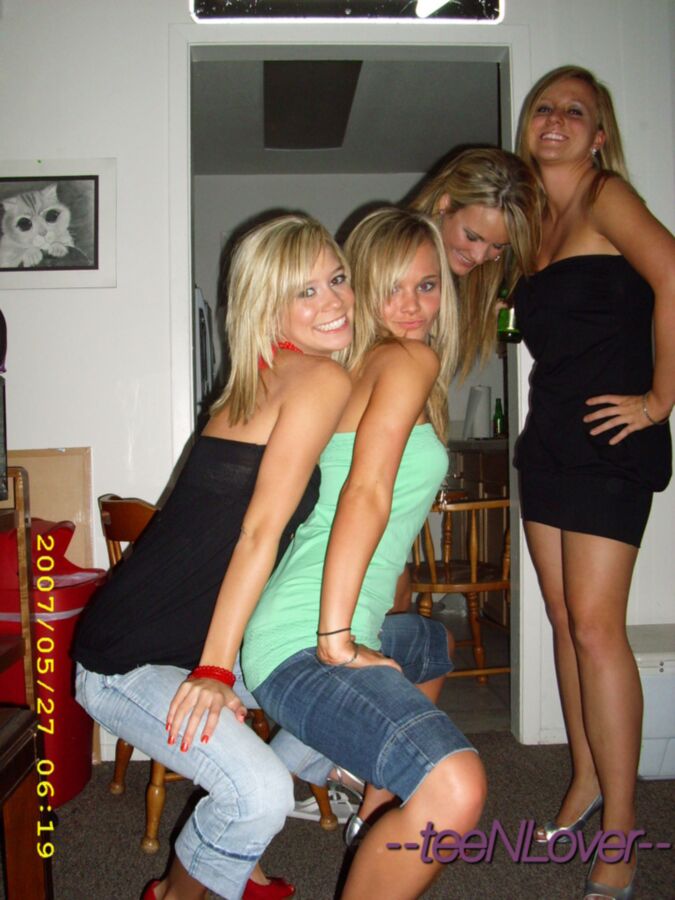 Free porn pics of FOUR HOT SEXY BLONDS 23 of 34 pics