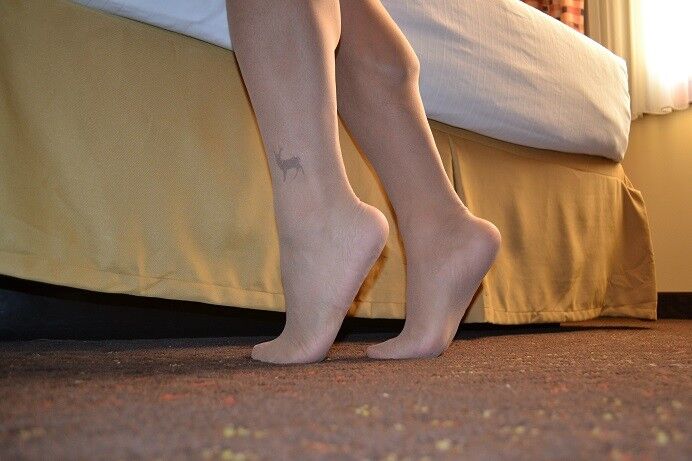 Free porn pics of CD Feet in Nylons 3 of 14 pics