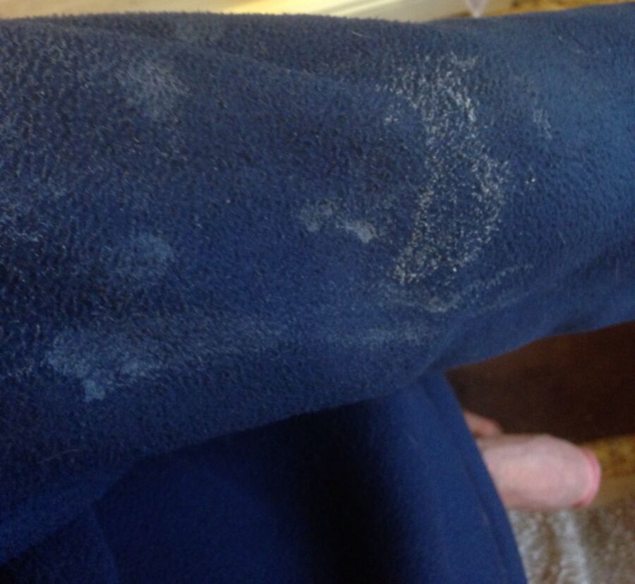 Free porn pics of Cum stains on north face fleece 1 of 4 pics
