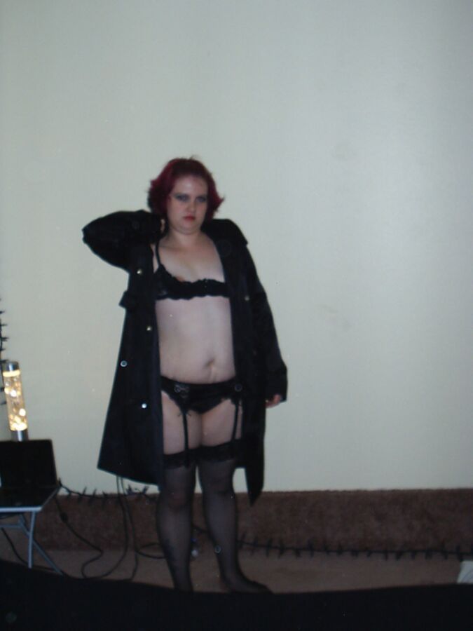 Free porn pics of Slut Crystal in Her Trenchcoat and Stockings 11 of 20 pics