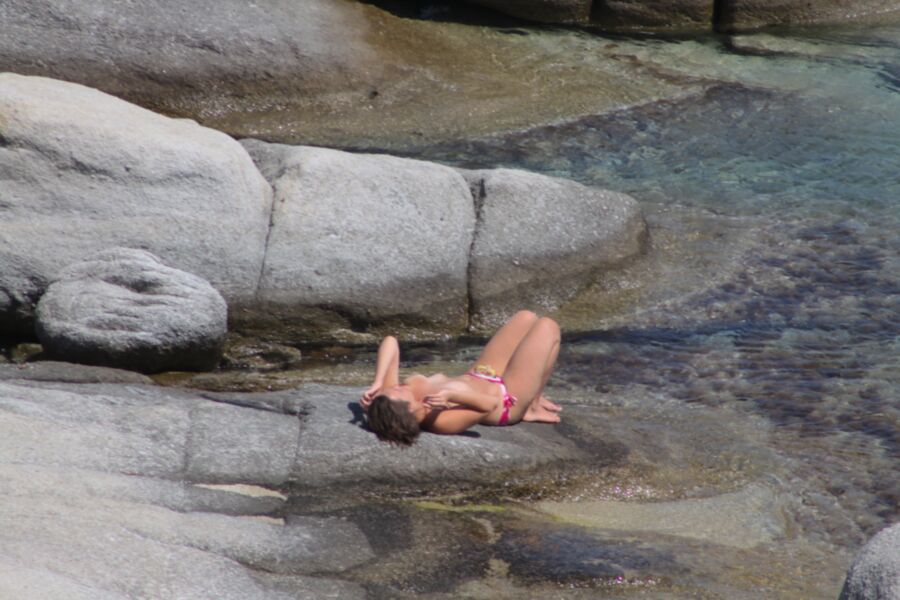 Free porn pics of German girl caught topless in Mikri Vigla, Naxos 11 of 52 pics