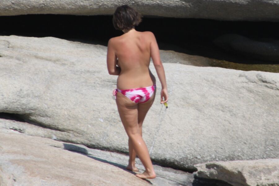 Free porn pics of German girl caught topless in Mikri Vigla, Naxos 20 of 52 pics
