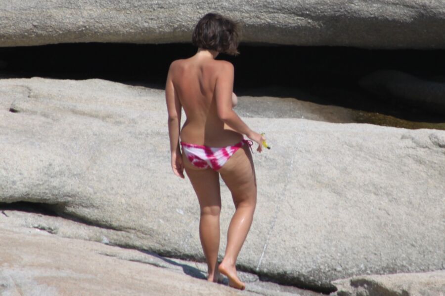 Free porn pics of German girl caught topless in Mikri Vigla, Naxos 21 of 52 pics