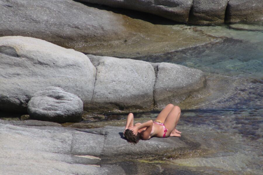 Free porn pics of German girl caught topless in Mikri Vigla, Naxos 10 of 52 pics