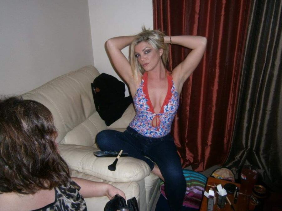 Free porn pics of My sons GF AnnMarie so sexy and a trash chav bag to boot  9 of 14 pics