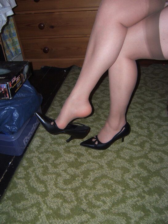 Free porn pics of A NEW SET OF WOMEN ENGAGED IN THE ART OF SHOE DANGLEING!! 18 of 158 pics