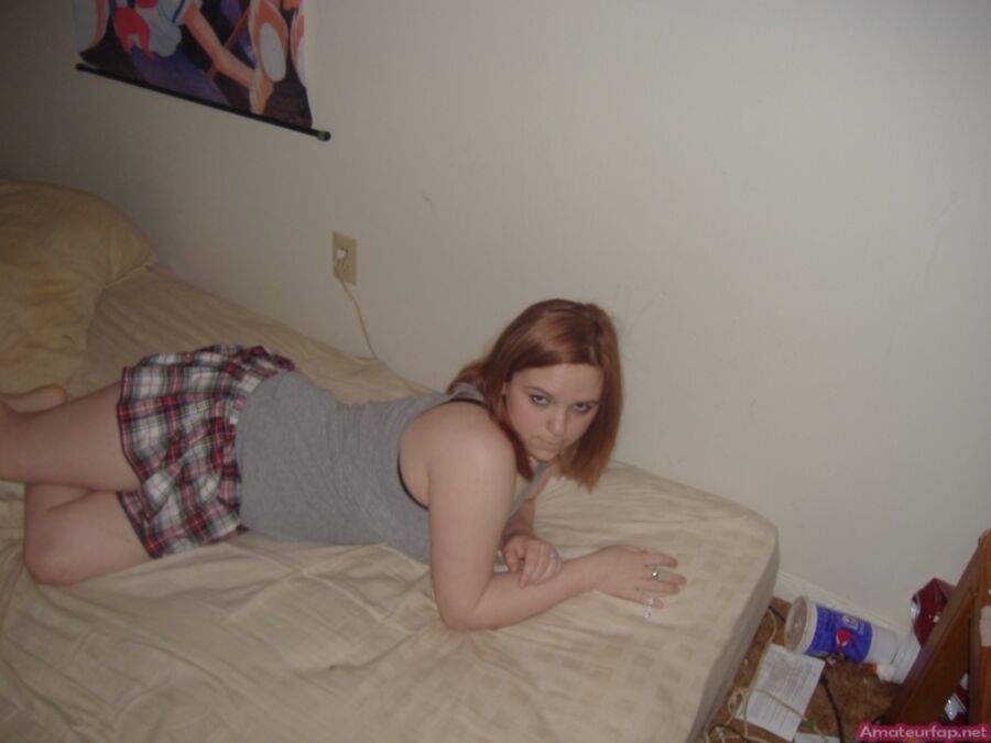 Free porn pics of Redhead Chubby Girl Sucks And Gets Fucked 10 of 40 pics