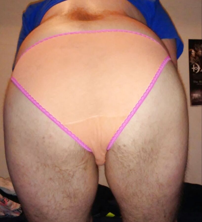 Free porn pics of My ass in bikini panties  1 of 8 pics