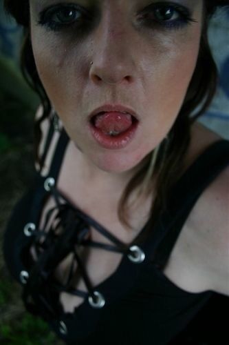 Free porn pics of Taking my Chubby slut Marie outdoors 8 of 18 pics