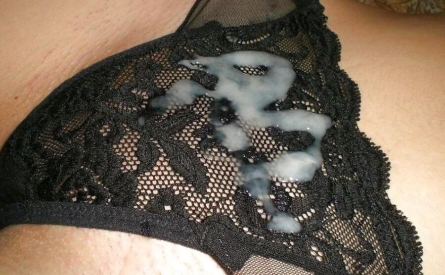 Free porn pics of CUM on panties. 21 of 26 pics