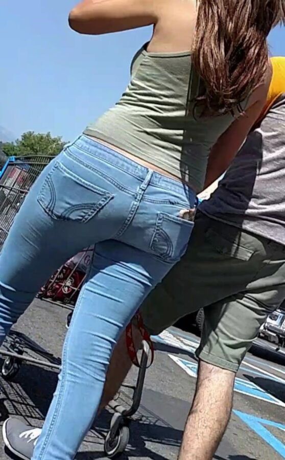 Free porn pics of Sexy candid girl in tight jeans 17 of 30 pics