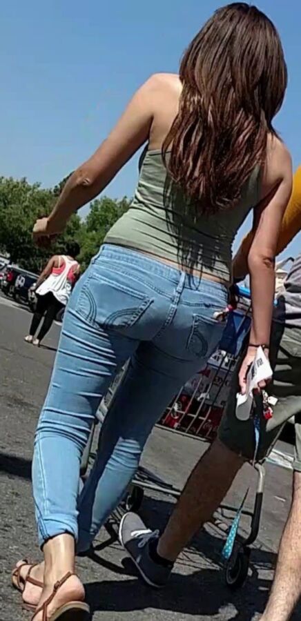 Free porn pics of Sexy candid girl in tight jeans 20 of 30 pics