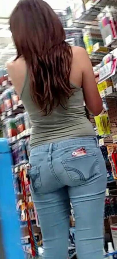 Free porn pics of Sexy candid girl in tight jeans 7 of 30 pics