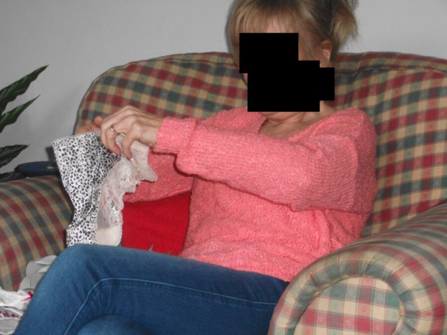 Free porn pics of I wear her granny panties then give them to her 16 of 16 pics