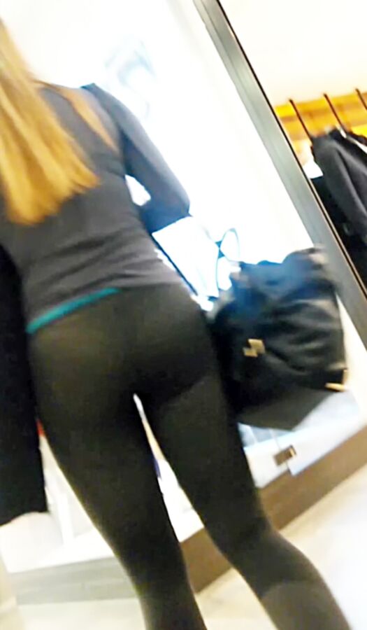 Free porn pics of candid blond leggings shopping teen 10 of 10 pics