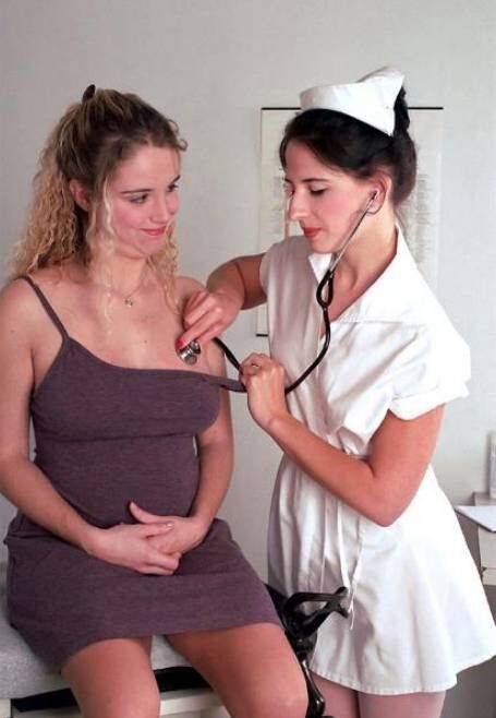 Free porn pics of a Nurse examines a pregnant woman 18 of 218 pics