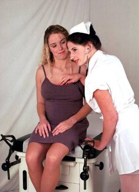 Free porn pics of a Nurse examines a pregnant woman 15 of 218 pics