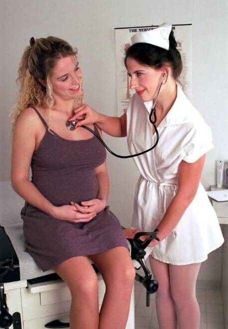 Free porn pics of a Nurse examines a pregnant woman 16 of 218 pics