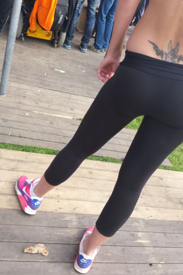 Free porn pics of Candid Leggings Sexy Ass Blonde Girl 10 of 13 pics