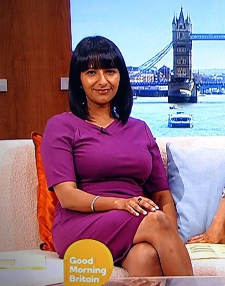 Free porn pics of Ranvir Singh Sexy Curves Big Tits British Celeb Milf ITV News 7 of 87 pics