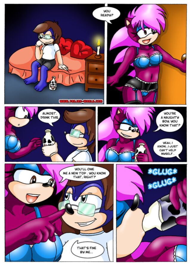 Free porn pics of Furry Sonic Straight Comic - Love Milk 2 of 5 pics