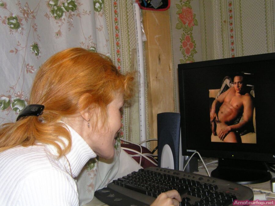 Free porn pics of Redhead Wife Poses & Fucks 7 of 40 pics