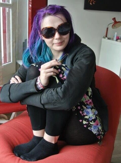 Free porn pics of Princess AMY the pretty little chav emo goth teen FUCK-DOLLY! 15 of 25 pics