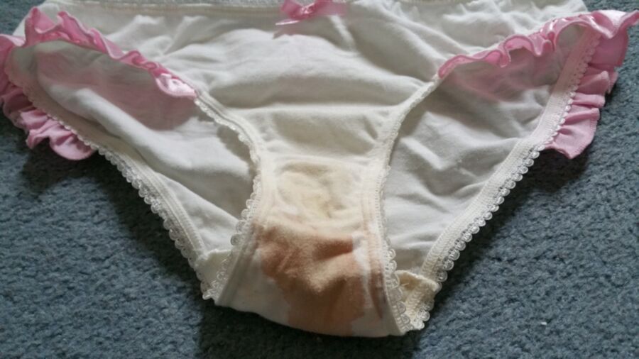 Free porn pics of Beautiful friends White cotton Period Panty  6 of 48 pics