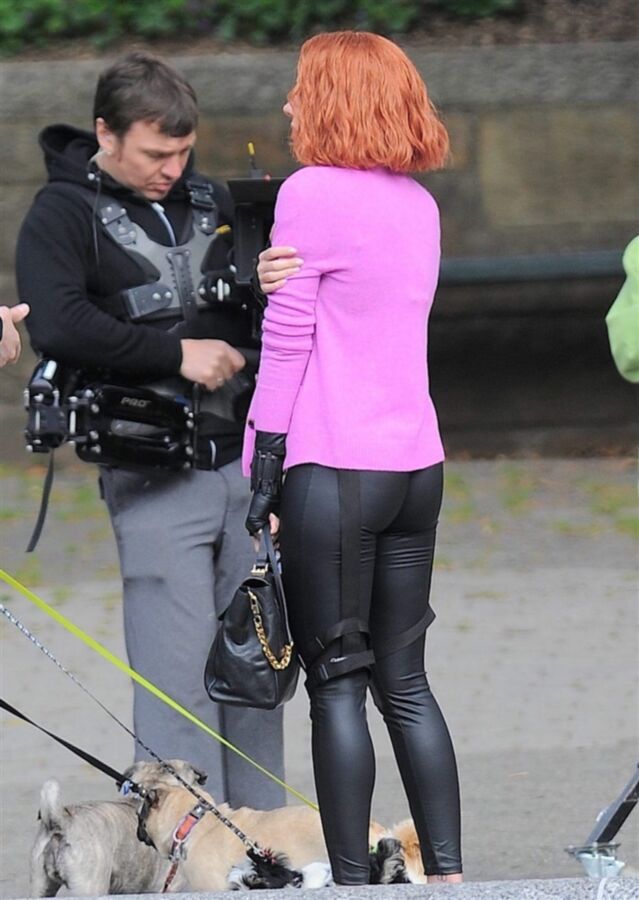 Free porn pics of SCARLETT JOHANSSON’S ASS IN LEATHER LEGGINGS 6 of 6 pics