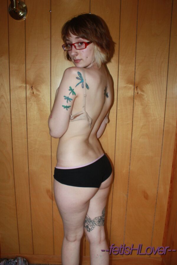 Free porn pics of SEXY EMO GIRL WITH GLASSES AND TATS 13 of 191 pics
