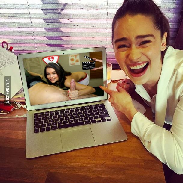 Free porn pics of Emilia Clarke Discovers Imagefap 2 of 6 pics