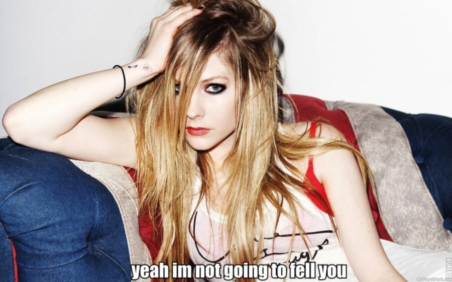 Free porn pics of Avril Lavigne sissy captions 5 of 8 pics