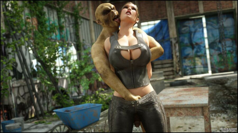 Free porn pics of Lara Croft learns the hard way not to resist ogres. 7 of 95 pics