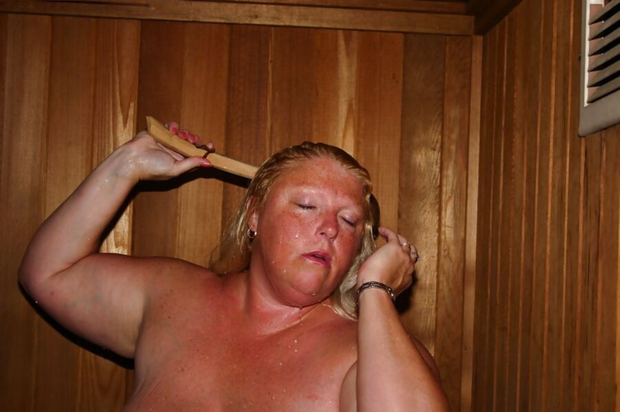 Free porn pics of Big boobs in the sauna 11 of 16 pics