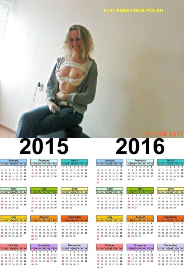 Free porn pics of Polish Slut Anna in Calendar 5 of 6 pics