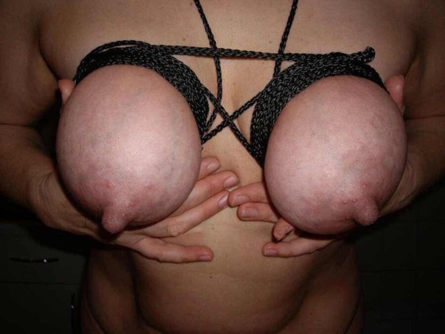 Free porn pics of Tied tits 11 of 50 pics