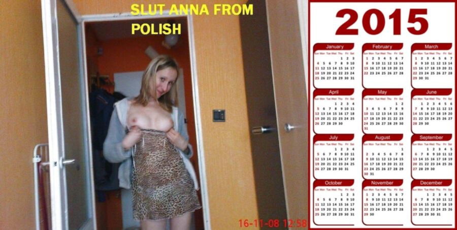 Free porn pics of Polish Slut Anna in Calendar 3 of 6 pics