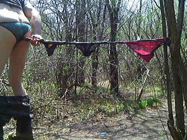 Free porn pics of Panties out of johns ass outdoors 6 of 7 pics