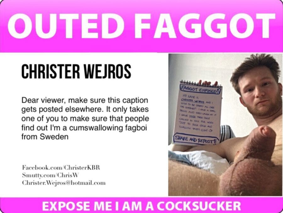 Free porn pics of Faggot EXPOSED (my own captions) 2 of 5 pics