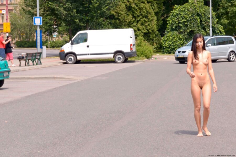 Free porn pics of Nika (Nikola) Walks around Nude in Public 23 of 270 pics