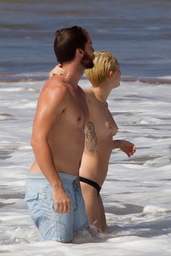 Free porn pics of Miley Cyrus Topless In Maui 11 of 37 pics