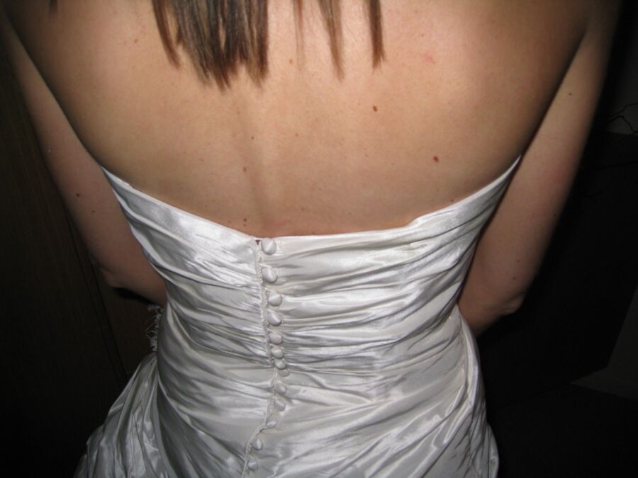 Free porn pics of Bride just out of her dress - hot  1 of 16 pics