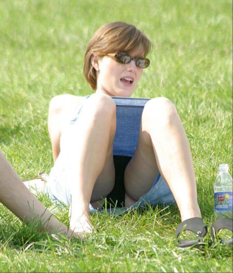 Free porn pics of AWESOME MATURE with GLASSES Upskirts and pussys IN-and OUTDOOR  4 of 5 pics