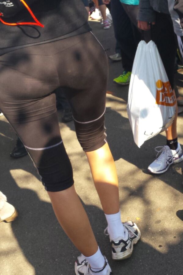 Free porn pics of Candid Large Ass Leggings Sport 6 of 6 pics