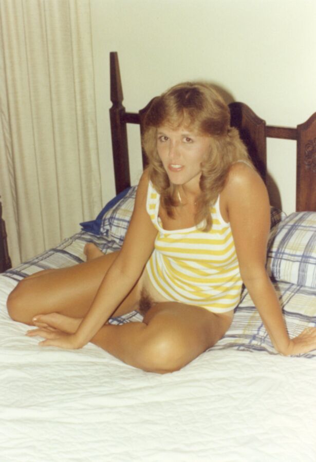 Free porn pics of Retro: Blonde Bush and Tanlines 5 of 20 pics