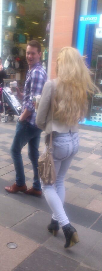 Free porn pics of Dumb blonde asswhore on the streets of Glasgow 12 of 13 pics