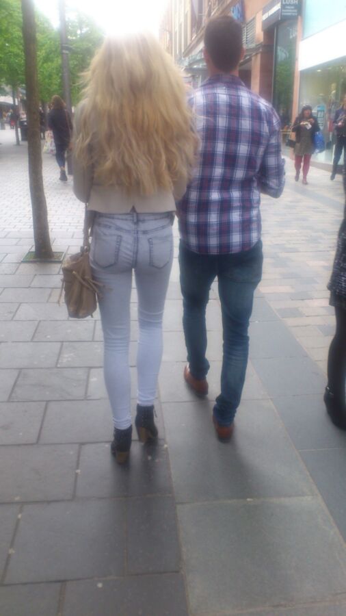 Free porn pics of Dumb blonde asswhore on the streets of Glasgow 2 of 13 pics